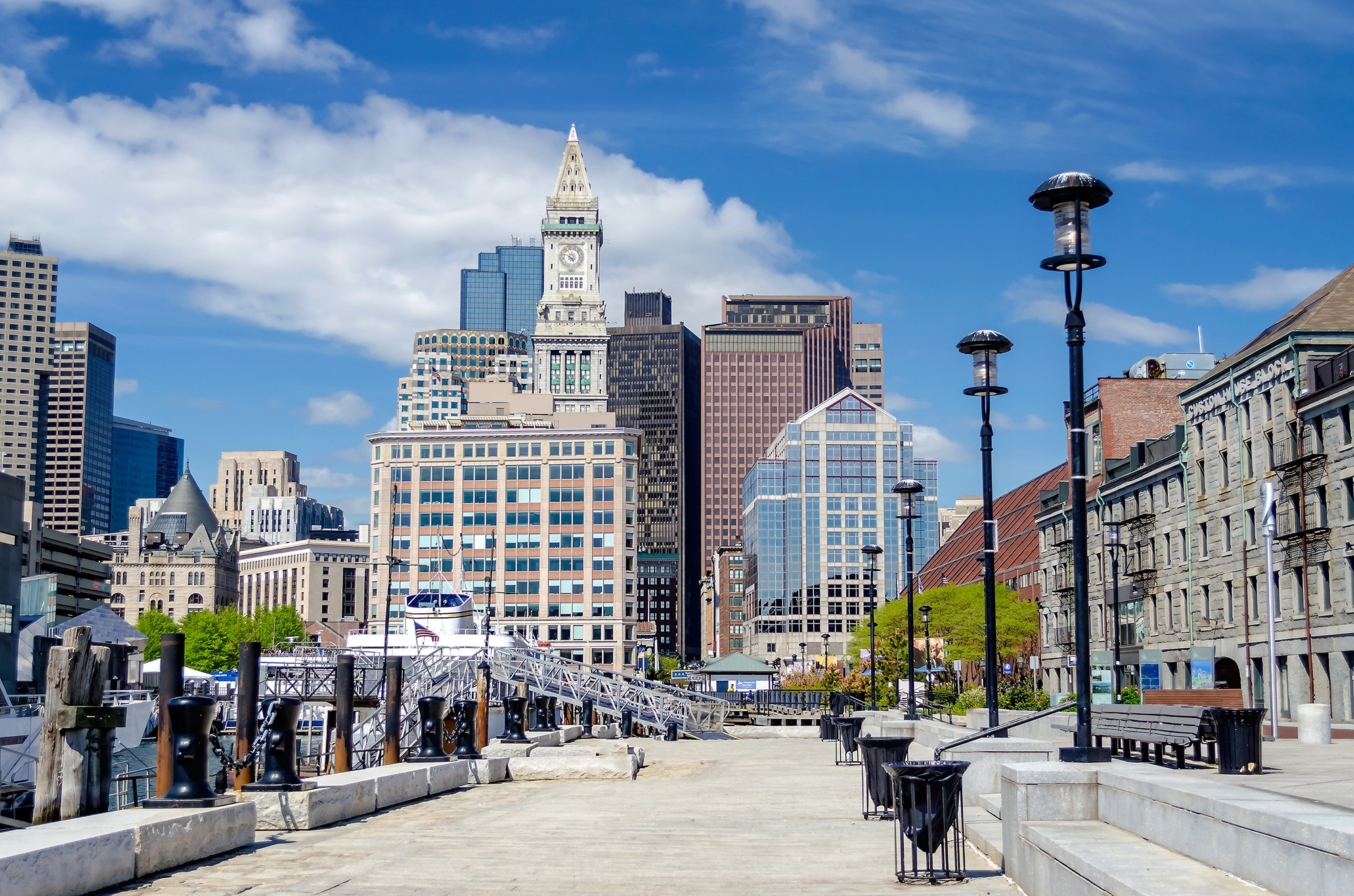 Usa Massachusetts Boston Harbor