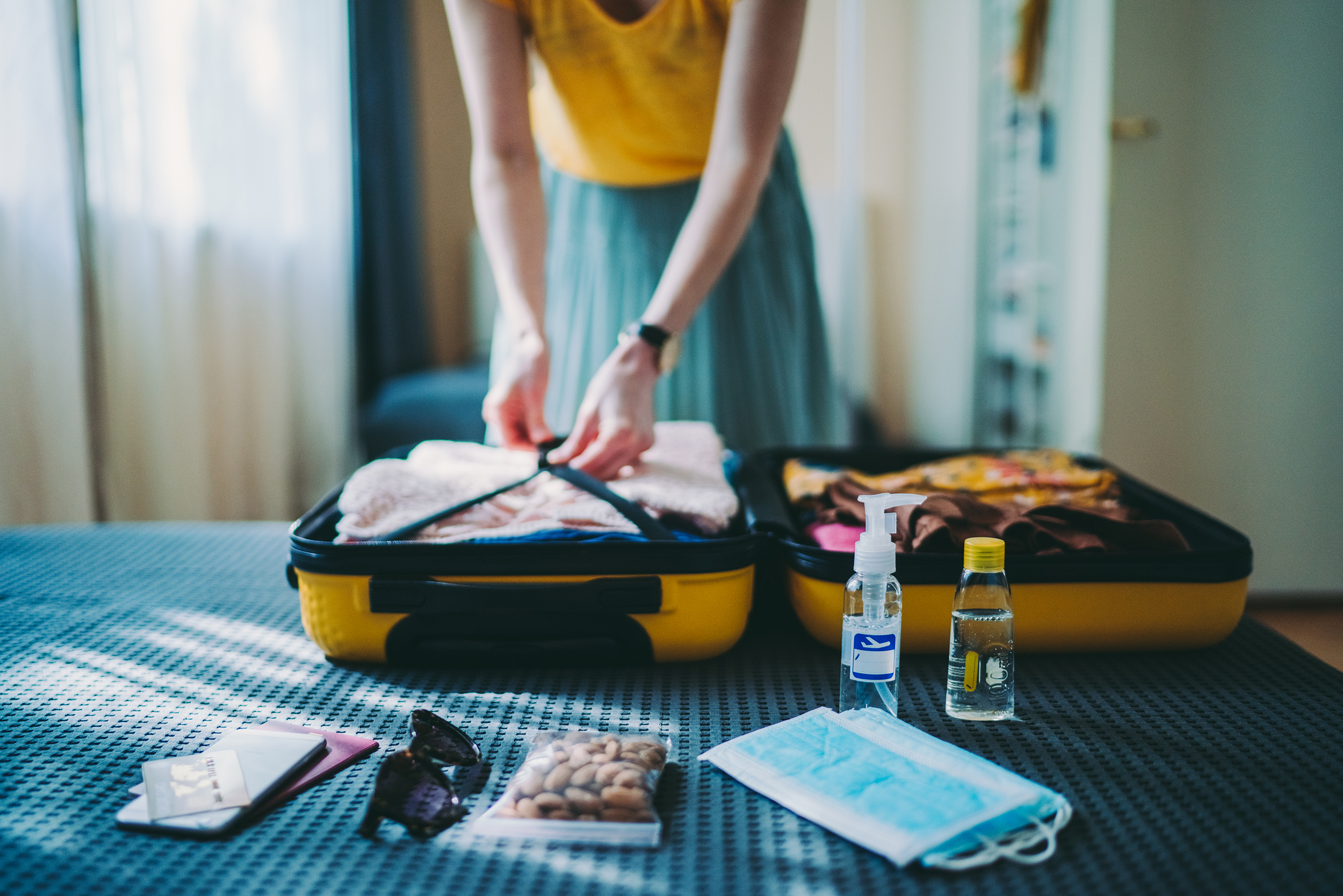 Can you shops pack full size toiletries in checked luggage