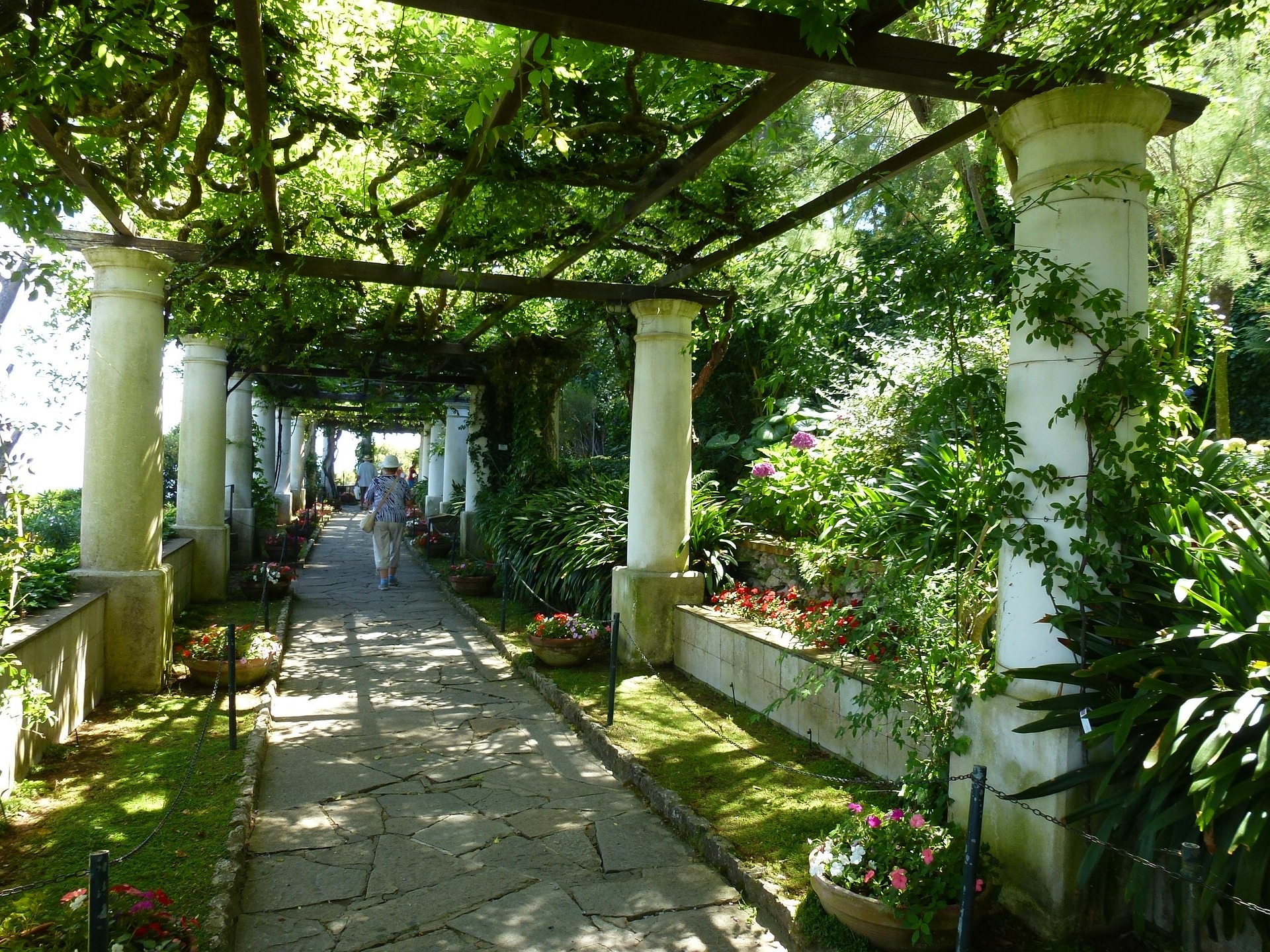 Italy Ravello Almafi Coast Gardens
