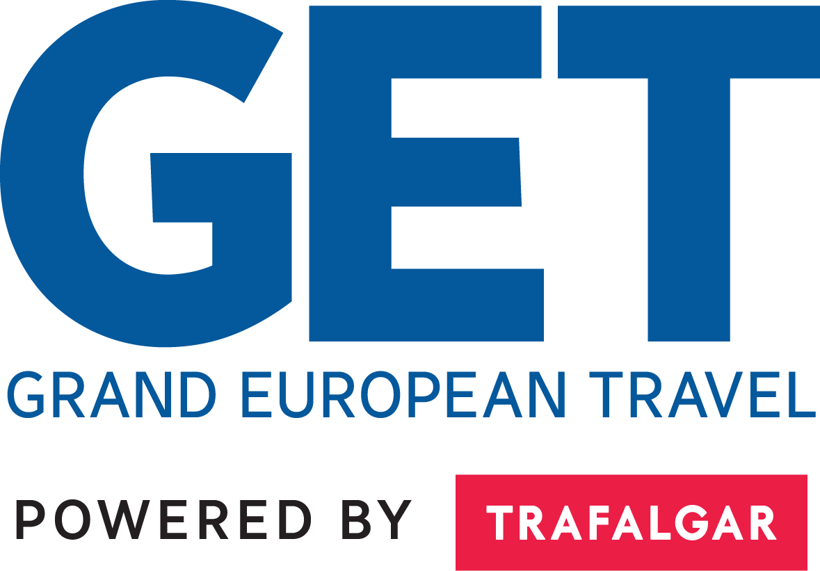 Grand European Travel Powered by Trafalgar Logo